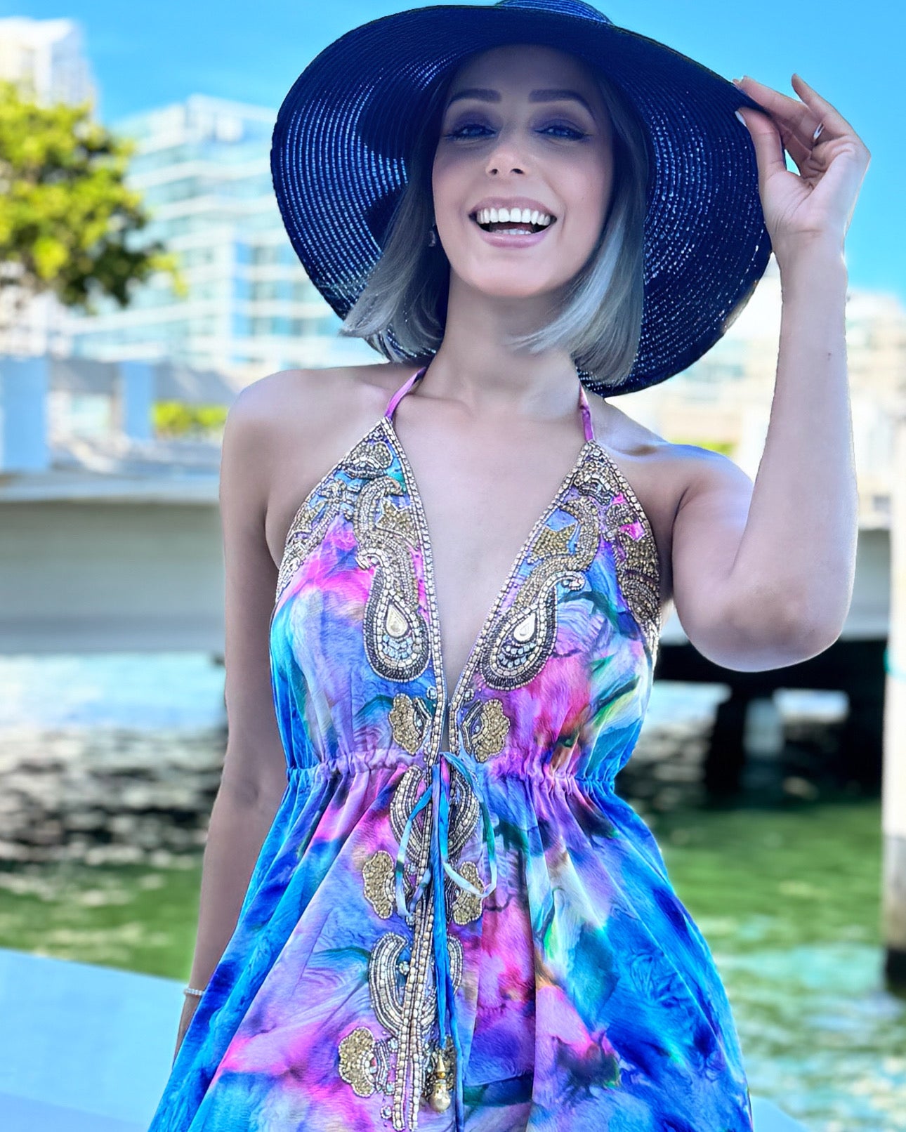 Miami Sunset Summer dress
