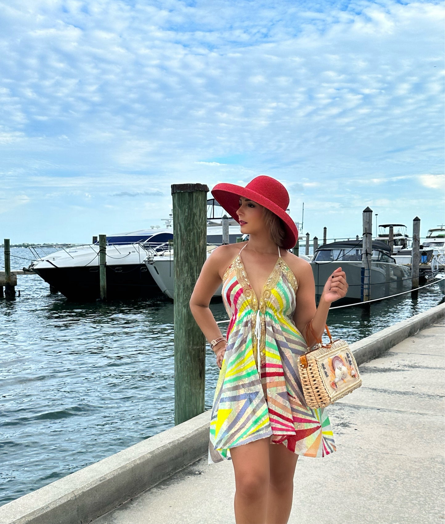 Rainbow dress
